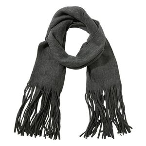 Lucky Brand Solid Brushed Scarf Dark Grey